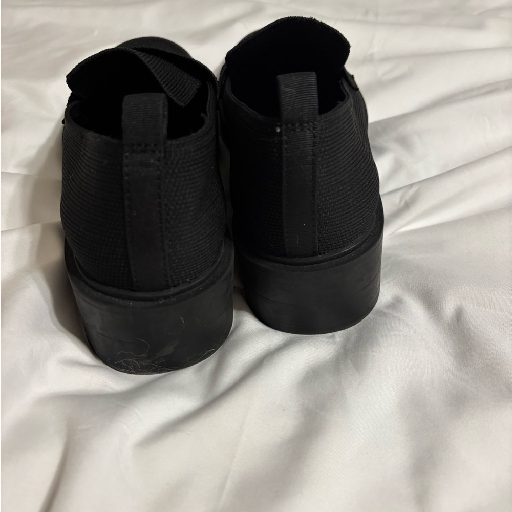 Steven New York Black Knit Slip On Loafers Comfort Shoes - Picture 5 of 7